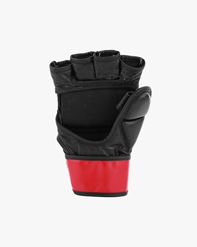 Gameness Pro Training Gloves - color: Black/White/Red, size: Small