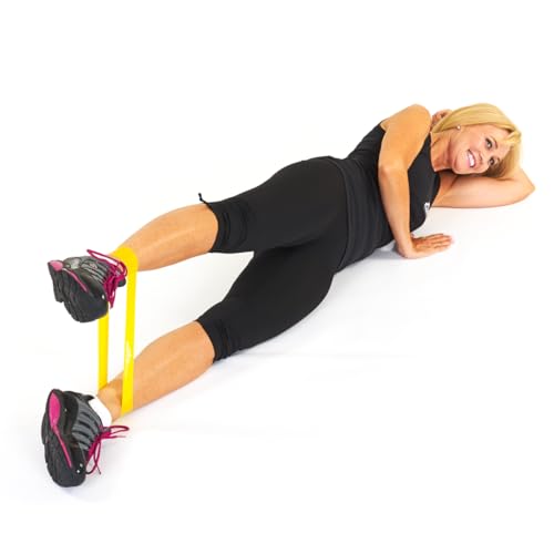 Black Mountain Products Loop Resistance Exercise Bands with Carrying Case (Set of 5), 9 inch