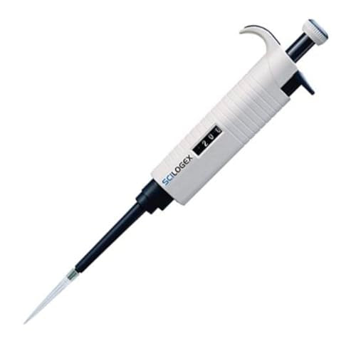 MicroPette Single-Channel Pipettor - 0.1-2.5 µL Adjustable Volume - High Precision Ergonomic Micropipette, Lightweight Design with Easy-to-Read Display (4 Pack) - size: 0.1-2.5µl