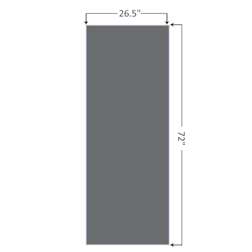 Eunzel Hot Yoga Mat Towel, Ultra-Absorbent Microfiber 72" x 26.5" - color: Gray/ Purple
