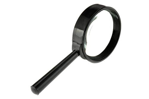 SE 5x Handheld Magnifier, 2" Glass Lens Dia. - MH7005C