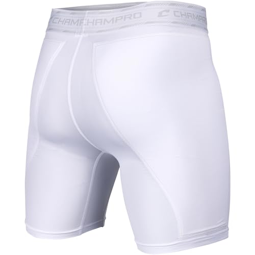 Champro Boys' Take-Out Sliding Short with Cup - size: X-Small