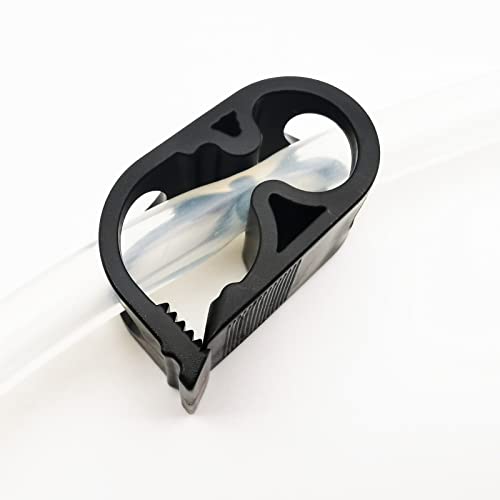 10PCS Black Adjustable Plastic Hose Clamps 6-12mm/1/4''-1/2'' Shut off Plastic Pinch Clamp Siphon Hose Flow Control Valve Laboratory Tube Clamp - size: Black for tube OD 1/4''-1/2'' (6-12mm)