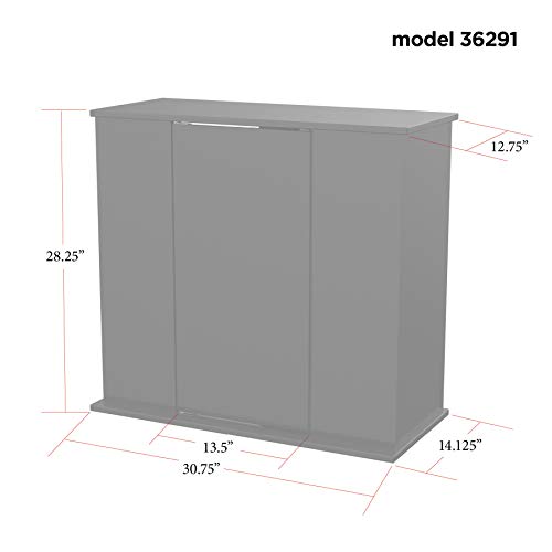 Aquatic Fundamentals, 29/37 Gallon, Wood Aquarium Stand, Made in The USA