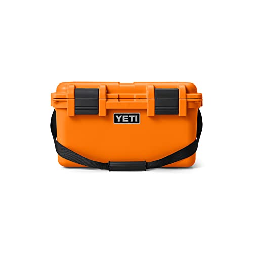 YETI LoadOut 30 GoBox Divided Waterproof Cargo Case, Dry Box, Camera Case, Fishing Tackle Box, King Crab
