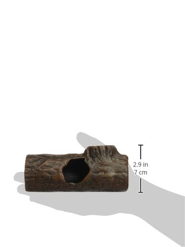 Zoo Med Ceramic Sinking Catfish Log, 6.45-Inch