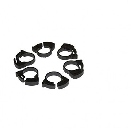 Two Little Fishies Ratchet Clip Plastic Hose Clamp Set - 1/2" - 6 pk