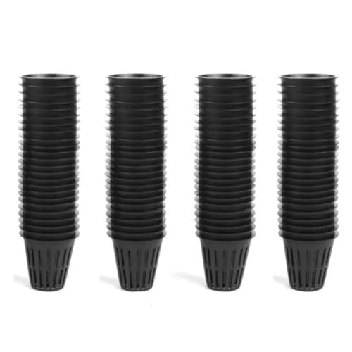 50PCS 2 Inch Garden Slotted Mesh Net Cups, Round Heavy Duty Net Cups Pots for, Hydroponics Slotted Mesh - size: 2 inch Net Pots - 50 pack