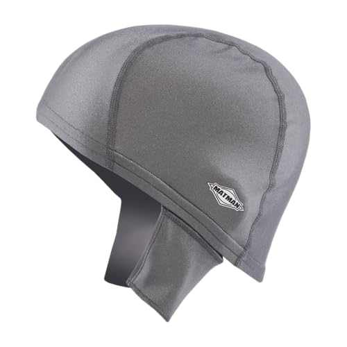 Matman USA, Wrestling Hair Cap, Hair Cover, w/Loops, Sizes for Adults and Youth - color: Dark Grey, size: Youth