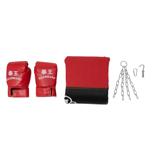 Punching Bag for Adults, PU Heavy Boxing Bag Set, Unfilled Heavy Punching Bag