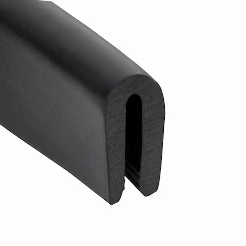 Edge Trim Rubber, Fits Edge up to 1/16 inch (1.6mm), Length 10 Feet (3.05 Meter)