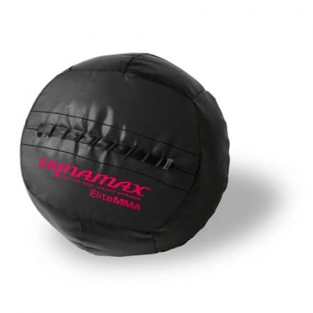 Dynamax Elite 14" MMA Medicine Ball – Soft-Shell Wall Ball for Strength, Core & Functional Training, Triple-Stitched, Moisture Resistant, Made in USA, 4–30 lb Options