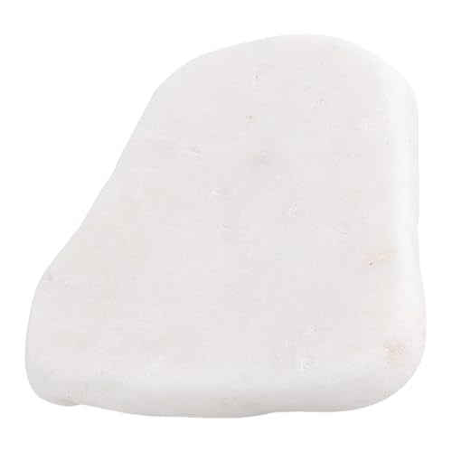 SINJEUN 35 PCS White Rocks for Painting, 2"-3" Flat Painting Rocks, Paintable Rock for Arts and Craft DIY Decoration