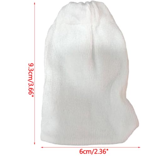 5pcs Aquarium Filter Bag Fish Tank Mesh Cotton Elasticated Bag Cleaning Tools