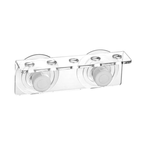 Rack Aquarium Stand Support Holder Versatile Enhanced Suction Cups Efficiency Single Row Arrangement Acrylic, 5 Holes - size: 5 holes