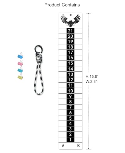 Cornhole Scoreboard Hang, Eagle Graphic Portable for Yard Games