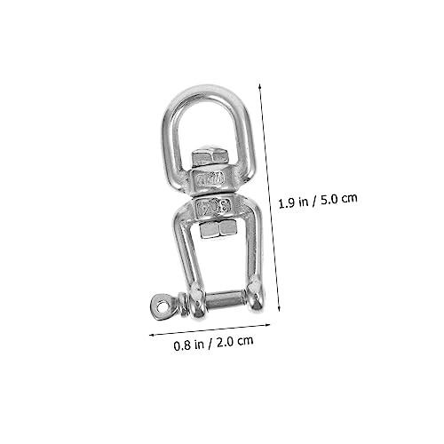 Practical Swivel Ring Rigging Set 4pcs Steel d Ring for Sandbag and Chain Extenders