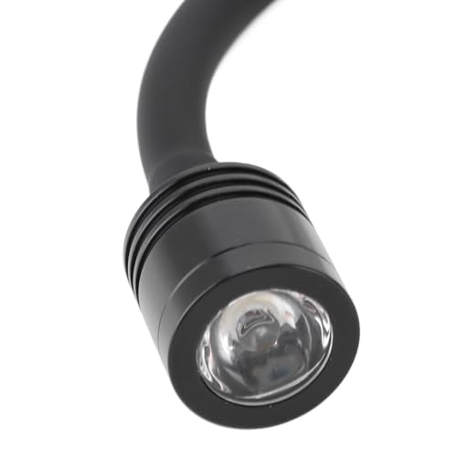 Aquarium Clip On Light for 3-6 Gallon Tanks – 360° Adjustable LED with USB Power (White Light) - size: White Light