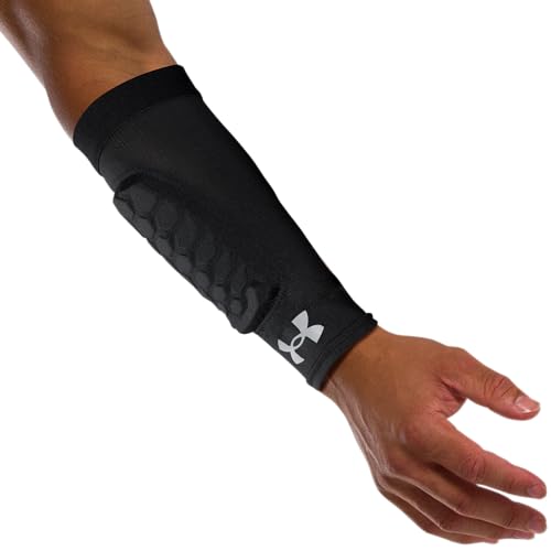 Gameday Armour Pro Padded Forearm Sleeves Black S/M - size: Small-Medium