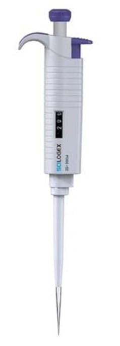 MicroPette Plus Variable Pipette - Adjustable Single Channel Micropipettor 0.1-2.5µL - Autoclavable, Ergonomic & Works with Universal Pipette Tips (2 Pack) - size: 0.1-2.5µl