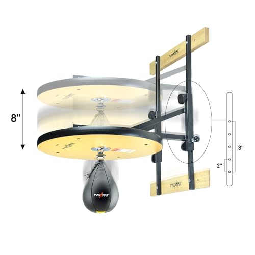 Speed Bag Platform Kit - Heavy Duty Boxing Training Equipment with Punching Ball, Adjustable Height for Home Fitness, Suitable for Boxing and Fitness Enthusiasts