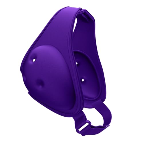 Snapdown Wrestling Headgear, Soft Adjustable Ear Guard for Adults and Youth, MMA and BJJ, One Size - color: Purple