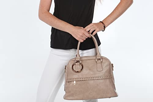 Clipa Bag Hangers The Ring that Opens into a Hook, Closes Automatically - color: Matte Bronze