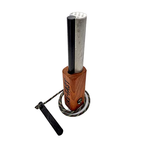 Fire-Fast Trekker. Best Emergency Waterproof Survival Fire Starter. Magnesium and Euro Fire Steel Ferro Rod. Compact Durable Tool for Bushcraft, Camping, Backpacking, Hiking, Hunting, or Bug Out Bag