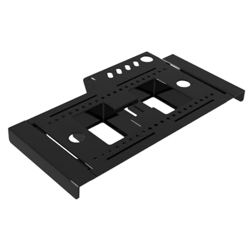 Fish Tank Organizer Aquarium Shelf Storage Tools Retractable PP Practical Easy Installation Suitable for Aquarium Home Storage Accessories, Black