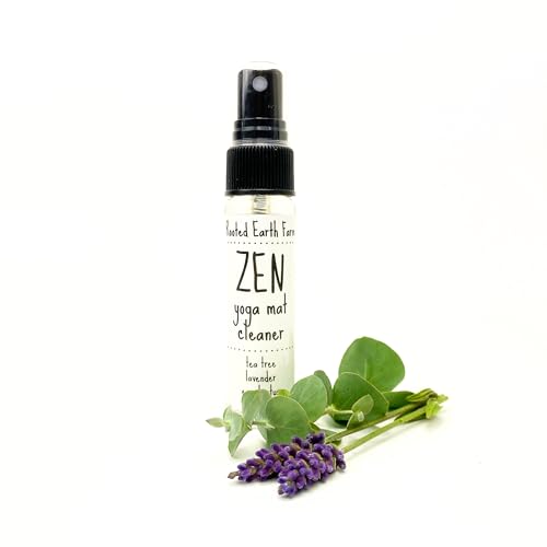 Zen Yoga Mat Spray - 1 fl oz - Lavender Pilates Mat Cleaner - Room and Body Mist