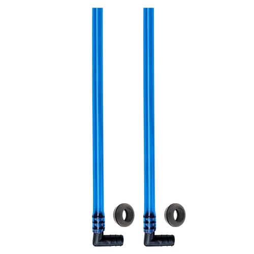 Blue Tube and Elbow Assembly (2-Pack) Replacement Parts for Deep Water Culture 5 gal Buckets