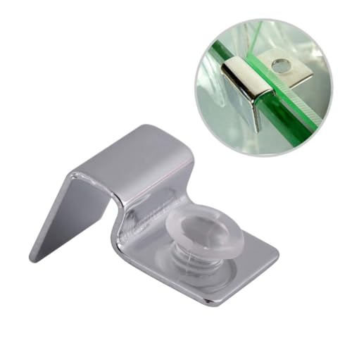 Yardwe Stainless Steel Support Bracket Fish Tank Cover Holder 8pcs Set Aquarium Rack Stand