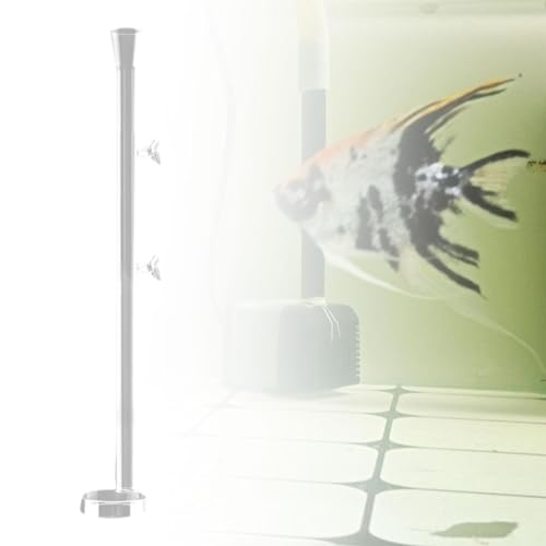 Aquarium Feeder Tube Glass Feeding Tube with Round Feeding Tray Multiuse Shrimp Feeder for Home Use, 45cm