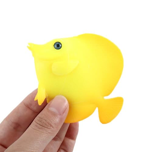 Fish Tank Landscape Ocean Tropical Fish Underwater Ornaments Lionfish Simulation Fish Aquatic Pet Supplies(B,Blue)