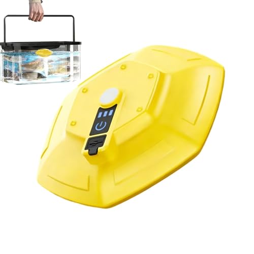 Rechargeable Bait Aerator - Floating Air Pump, Bait Bucket Aerator Pump for Oxygenating, Aquarium Boat Gear, Outdoor Garden Tool with Buoyant-Frame Design, Aerating Device for Aquatic Life Support