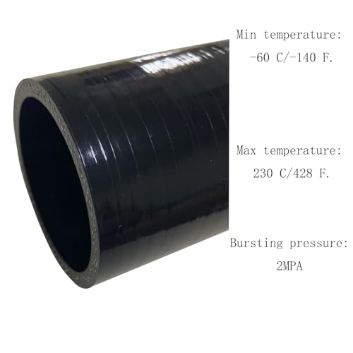 ID 3.5" 90 Degree Silicone Hose Elbow Coupler 7" Leg Length Universal 4-Ply Reinforced Silicone Straight Turbo Pipe Elbow Intake Radiator Hose - size: ID 3.5"