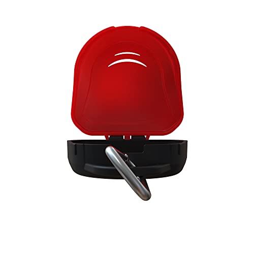 Ventilated Protective Mouth Guard Case - Red - color: Red