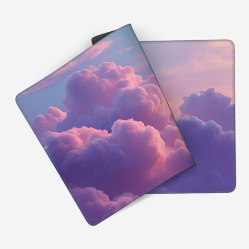 XXL Gaming Mouse Pad, Water-Resistant & Stitched Edges - Large Anime Style Mousepad for Desk - Gamer Accessories, Big Full Deskpad Mat, Game Mousepads Deskmat, 35.4 x 15.7 inch - color: Cloud