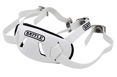 Battle Sports Shell Football Chin Strap - color: White, size: Youth