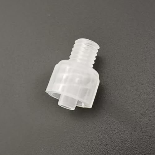 25PCS Threaded to Male Luer Fitting Luer Lock 1/4-28 UNF Male Thread Plastic Connect Adapter PP for Laboratory Biochemical Analytical Instruments, Food Machinery, Aquarium Equipment