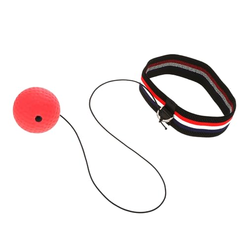 Boxing Punch Ball, Reflex Speed Training Equipment with Adjustable Headband and Elastic String, for Boxing, MMA, Fitness Exercise in Room, Garden, Park - size: E305-H04
