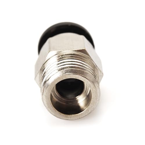 BIQU 20 PCs PC4-M10 Pneumatic Connector Fittings Bowden Tube Coupler Male Straight PTFE Tube Push for E3D-V6 Bowden Extruder Compatible with Ender-3 Ender-3 V2 3D Printers - style: 20pcs