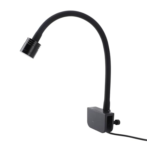 Zunate Fish Tank ClipOn LED Light, Small Clamp Aquarium Light for 3-6 Gallons Freshwater and Saltwater Tanks, High Brightness Warm with Flexible Adjustment (Warm) - size: Warm Light