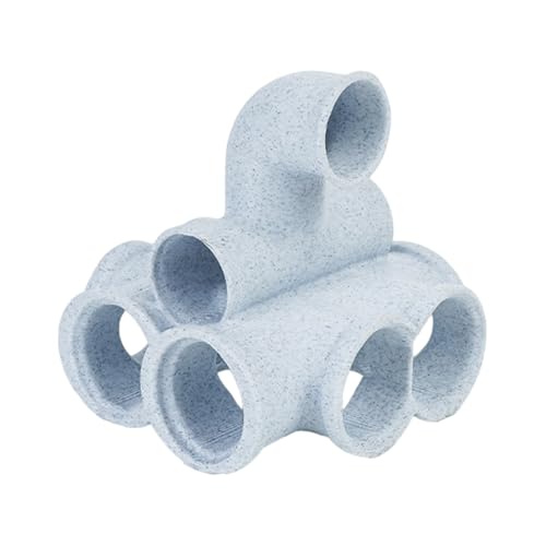 Multiple Hole Tube Shelter Place Fishtank Decoration Aquarium Ornament Hidings Place for Small Pet Fish and Shrimp