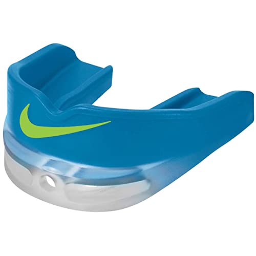 Nike Alpha Football Mouthguard Blue - color: Laser Blue/Volt