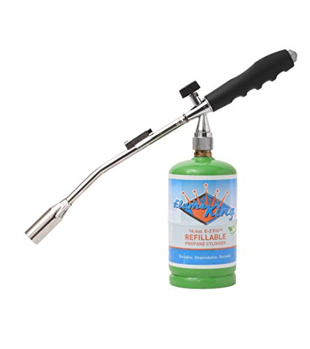 Flame King Propane Gas Blow Torch 20,000 BTU w/Self Igniter, Fire and Charcoal Starter, Weed Burner and more