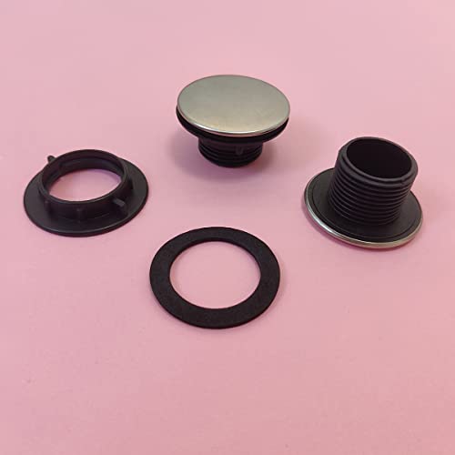2 Pcs Stainless Steel Kitchen Sink Tap Hole Cover ,Kitchen Faucet Hole Cover ,Faucet Hole Cover,Sink Tap Hole Cover,Kitchen Faucet Hole Cover Stainless Steel (1.2 to 1.6 Inch in Diameter)