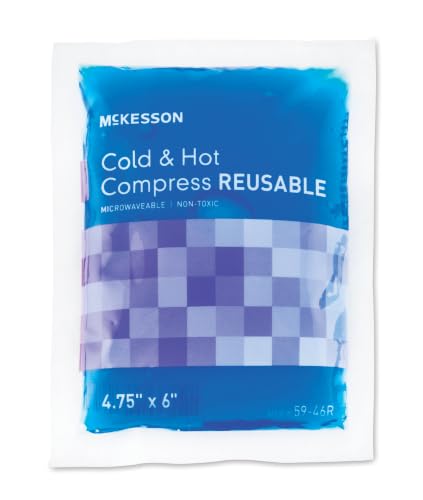 McKesson Cold and Hot Compress Reusable Gel Ice Hot Packs, 4.75 x 6 in - size: Small (4.75" x 6")