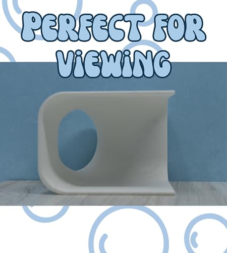 REEFSHAPE - Aquarium Corner Plug Underground Tunnel | Fish & Shrimp Hideout for Aquariums | Unique Underground Viewing Tunnel | Made in USA (Corner Plug, White)