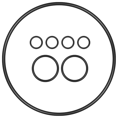 O-Ring Seal kit for FX5/FX6 Aquarium Cartridge Filter Compatible with Fluval A-20207, A-20210, A-20212 Replacement Parts